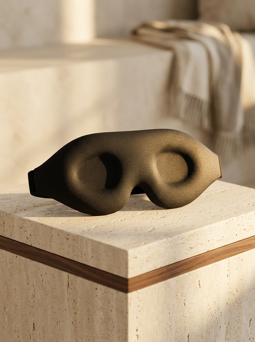 Dusk To Dawn 3D Contoured Sleep Mask – Complete Light-Blocking Eye Mask for Side Sleepers